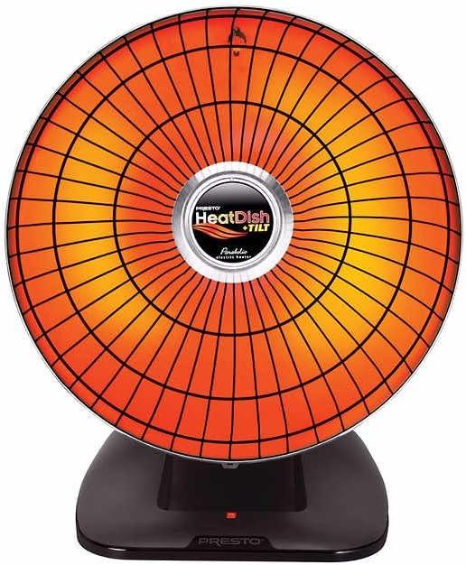 Presto Heat Dish - Parabolic Heater, CXHD-1408