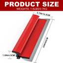 24 Inch Drywall Skimming Blade, Replaceable 0.38mm Stainless Steel Blade, Drywall Trowel for Gyprock, Drywall and Wall-Boardrd, Ergonomically Designed Grip