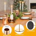30 x Tioncy 30 Pcs Gold Candlestick Holders Bulk 5.7"/7.7"/9.7" Tall, Metal Taper Candle Holders Fit 0.75 Inch Thick Pillar Candle Candelabra Party Table Centerpieces for Wedding Mother's Day