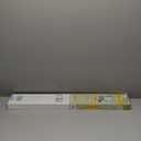 Cordless Light Filtering Mini Blind - 32 Inch Width, 72 Inch Length, 1" Slat Size - Pearl White - Cordless GII Morningstar Horizontal Windows Blinds for Interior by Achim Home Decor