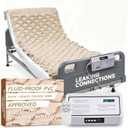 Alternating Air Pressure Mattress Pad for Hospital & Home  Prevention Bed Sores, Ultra-Quiet Pump, Digital Display & Remote Control, Suitable for Bedridden or Limited Mobility Patients