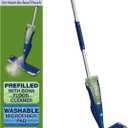 Bona Premium Motion Multi-Surface Floor Spray Mop - Includes Multi-Surface Floor Cleaning Solution and Machine Washable Microfiber Cleaning Pad - for Stone, Tile, Laminate, and Vinyl Floors