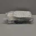 Colarr 50 Pcs House Shaped Gift Bag Real Estate Agent Supplies Real Estate Gift Treat Bag with Handles Kraft for Shopping Business Wedding Baby Shower Birthday Housewarming Home Party Favor(White)