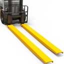 AUTOSAVER88 92 Inch Forklift Extensions for 4.5" Width Forklift Trucks, Heavy Duty Steel Pallet Fork Extensions 1 Pair, Compatible with Forklifts and Loaders, Fork Extender Reach, Yellow