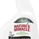 Natures Miracle Skunk Odor Remover, 32 Fluid Ounces, Removes Skunk Odors On Fabrics, Clothing, Carpets And Other Surfaces