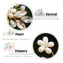 JAKAWIN Pearl Hair Accessories Bridal Hair Clip for Wedding Decorative Hair Pins Women HP065 (Gold)