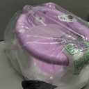 Baby Bath Seat for Babies 6 Months & up, Non-Slip Toddler Bath Seats for Babies Sitting Up, Safe Infant & Newborn Bathtub Chair with 4 Suction Cups & Soft Cushion for Shower,Lavender