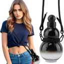 Gourd Water Bottle, 800ml Gourd Sports Water Bottle, Chinese Retro-Inspired Style Bottle Screw Top Leak Proof