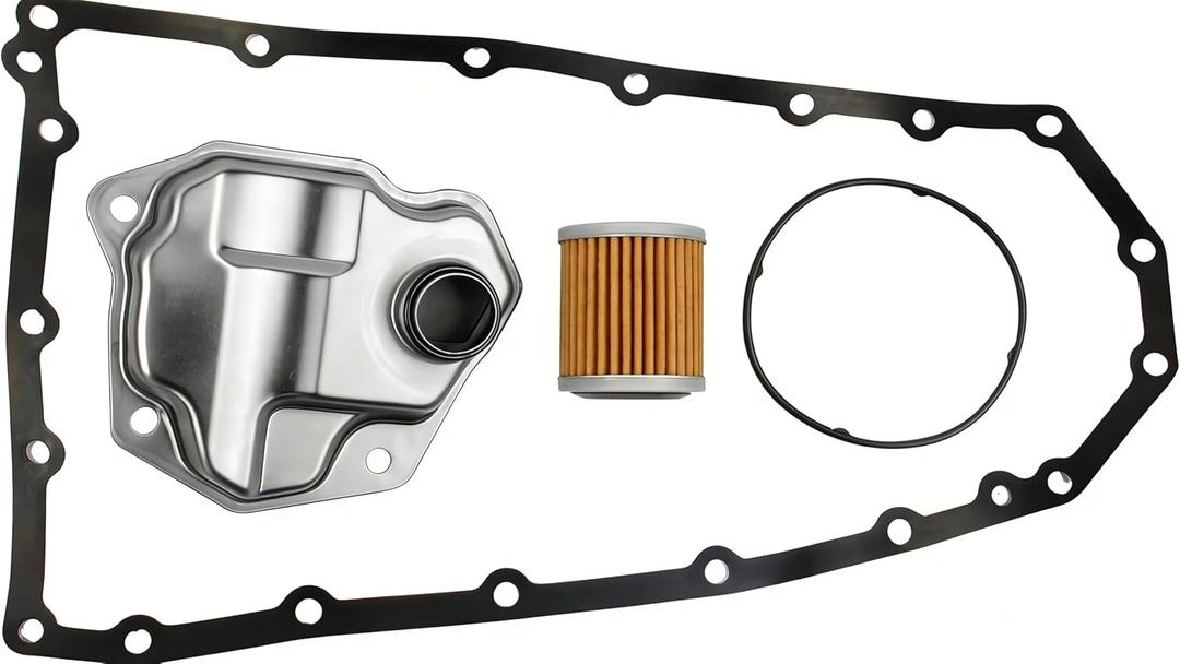 New Upgrade 31728-1XF0A Transmission Filter Oil Pan Gasket Kit Fits for 2007-2013 Altima 2.5L L4, 2011-2016 Juke 1.6L L4 Turbocharged, 2015-2016 Rouge 2.5L, Durable Materials, Replaces # 31728-1XF02