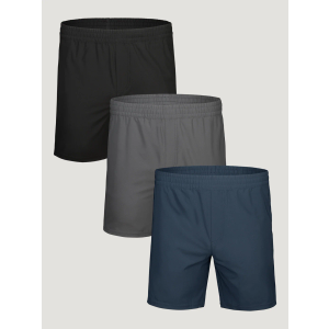 STRETCH PERFORMANCE SHORTS 3-PACK L