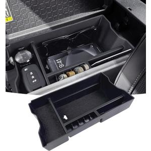 Center Console Organizer Tray Storage Box for Toyota RAV4 2026, Interior Accessories Armrest Insert Tray Storage Box for 2026 RAV 4, Black
