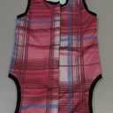 Cat Surgery Recovery Suit Cats Surgical Onesie After Surgery Post Spay Neuter Bodysuit Anti-Licking Wounds Pink Plaid/M (M(Back Length:11.4"/29cm; Chest:14.7"/37cm)
