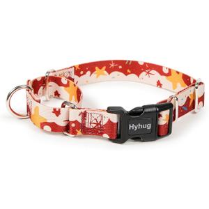 Hyhug Pets Adjustable Martingale Dog Collar with Quick Release Buckle, Colorfast, Heavy Duty, Anti-Escape, Training No Slip Puppy Collar. (Star, Extra Large)
