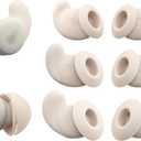NANLANFAN Replacement Silicone Ear Wings for Soundcore Sleep A20 Earbuds, Anti Slip Ear Tips, 3 Pairs (Beige) (SML)