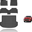 KELCSEECS Floor Mats & Cargo Liner for 2021 2022 2023 Hyundai Santa Fe Hybrid/2022 2023 Hyundai Santa Fe Plug-in Hybrid(PHEV) Car Mats All Weather Floor Liners Santa Fe Hybrid Floor Mats Trunk Mat (2021-2023 Hybrid Floor Mats & Cargo Liner, Santa Fe Hybrid/Plug-in Hybrid)