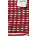 kitchenAid BrightRed 16x28 Inch Durable Absorbent Cotton Terry Towel and LinTex Two Pack Towels