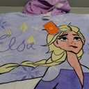 Disney Frozen Towel Poncho | Anna and Elsa Hooded Towel for Girls | One Size Blue