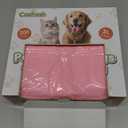 Odor-Sealing Dog Poop Bags with Handles 200 Count Pet Waste Bags, Large Capacity & Unscented Poop Bags for Dogs or Cat Litter, Conceals Smell & Mess (White) (Pink-3L)