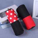 Kisangel Portable Baby Feeding Bottle Warmer Insulated Milk Transport Bag with Stroller Hook Travel Cooler Tote for Breast Milk and Formula Bottles 9.44X6.29X3.14 Inch