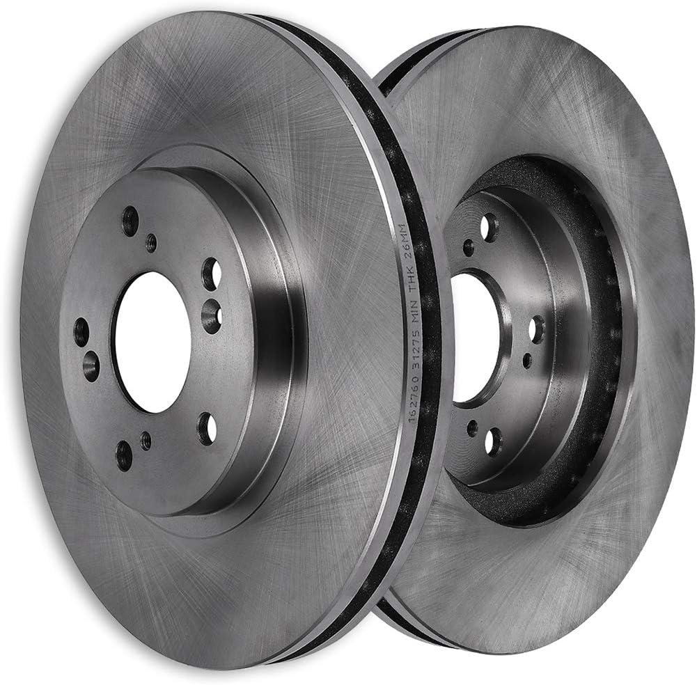SCITOO Disc Brake Rotors Kits 31275 Front Vented Brake Rotors Fit For Acura For CL 2001-2003,For Acura For MDX 2001-2006,For Acura For TL 1999-2008,For Acura For TSX 2004-2014