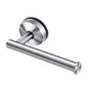 JOMOLA Suction Cup Toilet Paper Holder Bathroom Tissue Paper Stainless Steel Holder Toilet Paper Roll Dispenser Suction Shower Towel Hooks for Bathroom, Brushed Finish,1 PCS