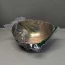 Red Co. 10 inch Decorative Hand-Hammered Aluminum Slant Cut Centerpiece Bowl, Black/Copper