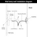 LED Wall Sconce Silver Modern Remote Wall Light Fixtures for Living Room, Dimmable LED Vanity Light Indoor Remote Wall Sconce for Bedside Bedroom Bathroom Dining Room, L39.4inch 1 Pack, 40 inches
