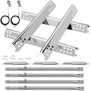 Grill Replacement Parts for Charbroil Performance 4 Burner Grill 463347418 463377319 463342119 463347017 463335517, 17.75" G470-5200-W1 Burner Replacement Parts for Char-Broil Gas Grill
