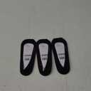 Cloud No Show Socks Womens Invisible Non Slip Low-Cut Liner - Thin Invisible Loafer Flats & Ballet - Low Front 3 Pairs Medium