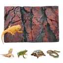 MUYG 3D Tank Background Board, Reptile Wall Backdrop Aquarium Rock Terrarium Cork Background Board DéCor Backgrounds Amphibian Habitat Decoration for Lizards Leopard Gecko Bearded Dragons Turtle