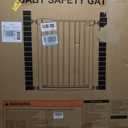 Mumeasy 29.7-40.6" Baby Gate for Stairs, Auto Close Dog Gate for Doorways