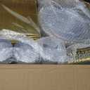 WELLIFE 600 PCS Clear Gold Disposable Dinnerware Set for 100 Guests  Elegant Gold rimmed Plastic Plates, Cups & Cutlery for Weddings, Receptions & Holiday Events, BPA-Free, Clear and Gold