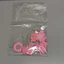 Pink Candy Ornaments for Christmas Tree Decorations, 12 PCS Soft PVC Candy Sweet Christmas Ornaments for Xmas Tree Party, Home, Office Decor