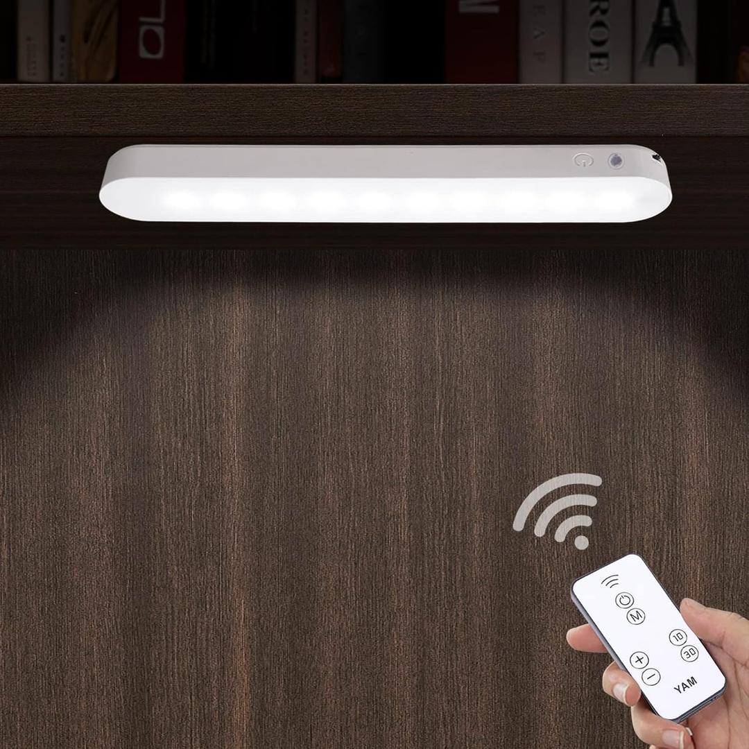 Guakiili Wireless Desk Lamp, Rechargeable LED Table Lamp with Magnetic Blackout, Remote Control from 3000 K to 6500 K Night Light, LED Reading Lights