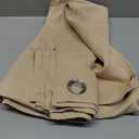 NICETOWN Biscotti Beige Blackout Curtains 84 inches Long for Bedroom - Thermal Insulated Solid Grommet Room Darkening Window Treatments Sound Reducing for Living Room (2 Panels, W52 x L84)