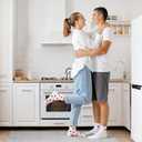 Haawooky 8 Pairs Cute Heart White Red Socks,2 Styles Ankle Socks for Women,Frilly Fun Heart Pattern Crew Socks for Valentine's Day Gift,Women Girls