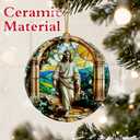 Jesus Ornament for Christmas Tree, Christian Religious Ornament, Christmas Ornaments, Christian Home Decor | Lord Jesus Gifts, Religious Gifts, Gift Exchange & Gift Idea, Giftbox Included