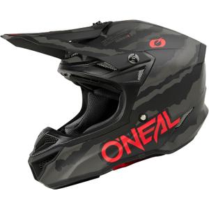 O'Neal 5 SRS Adult Helmet Wild Black/Gray (Large)