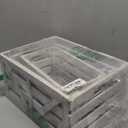 Storage Crate Nesting Wooden Crates with Handles,Set of 3 Rustic Farmhouse Decorative Wood Baskets for Storage,Display,Decor Boxes,(Large,Medium,Small)