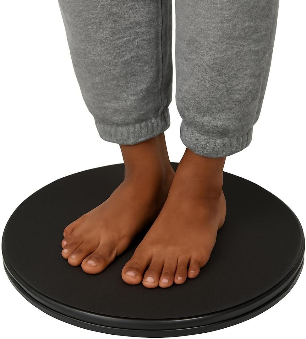 Pivot disc for transfers,Assist Patient transfers Between beds, Chairs, or wheelchairs with This 360 Rotating Pivot disc. Ideal for hemiplegic or Post-Fracture Mobility Support,15.6inch Diameter