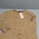 Dokotoo Women's Casual Striped Long Sleeve Tops Crew Neck Knit Basic T Shirts (X-Large)