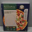 Pizza Pan - 14 Inch Nonstick Pizza Pan for Oven with Widen Handles for Cooking, Baking, and Grilling - Durable, Even Heating, Long-Lasting Kitchen Cookware (2, Golden)