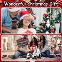 3 Pcs Wooden Christmas Trees Tabletop Decorations Black White Xmas Tiered Tray Decor Rustic Xmas Tree Table Signs for Home Office Christmas Party Centerpieces