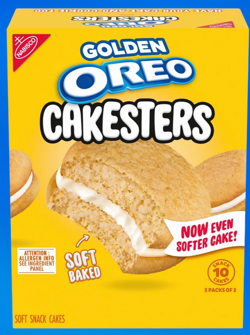 3 Packs Golden Oreo Cakesters, BB Date: 07/22/2026