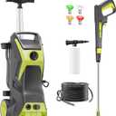 Pressure Washer 4800PSI-MAX-2.6GPH Power Washer with 4 Quick Connect Nozzles, High Pressure Cleaning Machine with Foam Cannon for Cars/Fences/Driveways/Home Cleaning