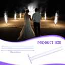 50 White LED Foam Stick Bulk 16 Inch 3 Modes Light up Glow in The Dark Light Sticks Flashing Glow Wands for Wedding Birthday Rave Concert Carnival Multi Item Party Favor Packs, Battery Powered