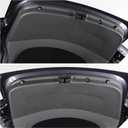 LUCKEASY 2PCS Trunk Tailgate Mat & Rear Bumper Guard for Tesla Model Y Juniper 2025 2026 Standard & Premium & Performance Rear Door Pad & Trunk Bumper Guard Sill Cover TPE Accessories Black