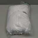 White Backdrop Curtains 2 Panels, 10 Feet Wrinkle-Free Polyester Photography Backdrop Drapes for Wedding Baby Shower Party Background Backdrop Stand- 8FTX10FT (White)