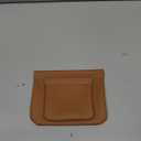 2 Pack Small Makeup Bag for Women, New Organosilicon Super Fiber PU Leather Mini Cosmetic Bag for Travel, Coin Purse Organizer Storage Pouch (Brown)