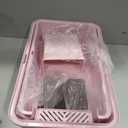 Stainless Steel Litter Box | Enclosed Cat Litter Box with Lid for Big Cats,  X-Large